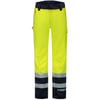 Tricorp Workwear multinorm werkbroek bicolor fluor geel inkblauw maat 42