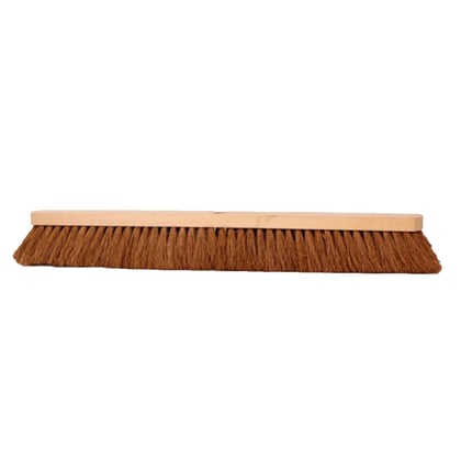 Zaalveger 80cm cocos ongelakt plathout 