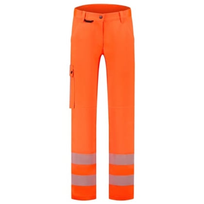 Tricorp dames werkbroek twill stretch  RWS revisible fluor oranje maat 36