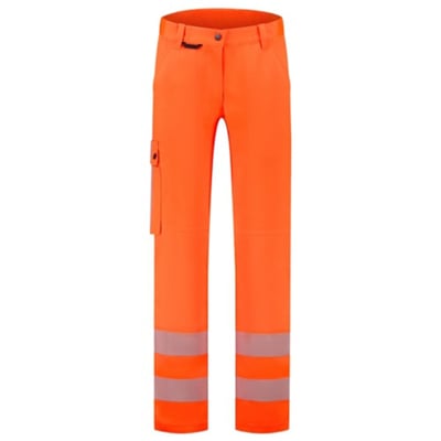 Tricorp Workwear dames werkbroek twill stretch  RWS revisible fluor oranje maat 36