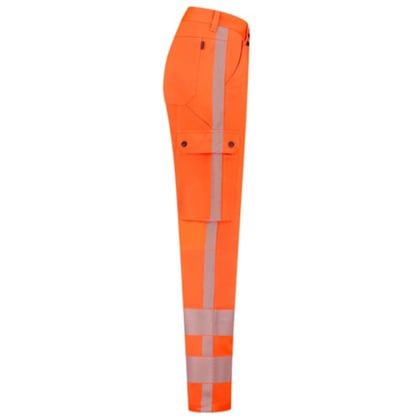 Tricorp dames werkbroek twill stretch  RWS revisible fluor oranje maat 36