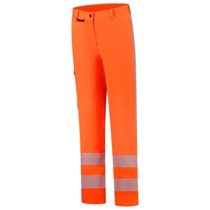 Tricorp Workwear dames werkbroek twill stretch RWS revisible fluor oranje maat 36