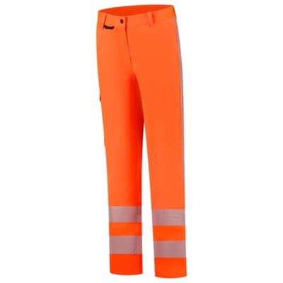 Tricorp dames werkbroek twill stretch  RWS revisible fluor oranje maat 36