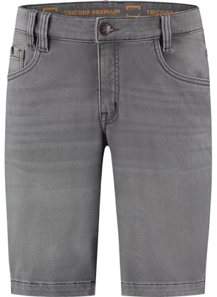 Tricorp Workwear jeans stretch korte broek denim grijs maat 38