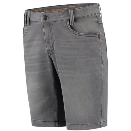 Tricorp Workwear jeans stretch korte broek denim grijs maat 38