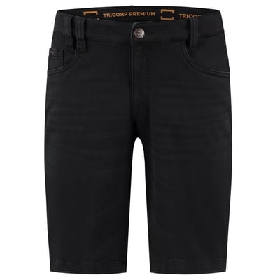 Tricorp Workwear jeans stretch korte broek denim zwart maat 29