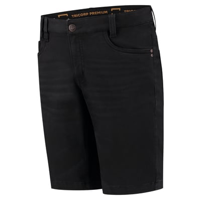 Tricorp Workwear jeans stretch korte broek denim zwart maat 29