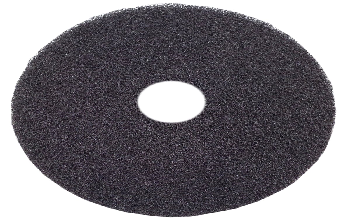 CaluClean vloerpad dun 16" (406mm) zwart