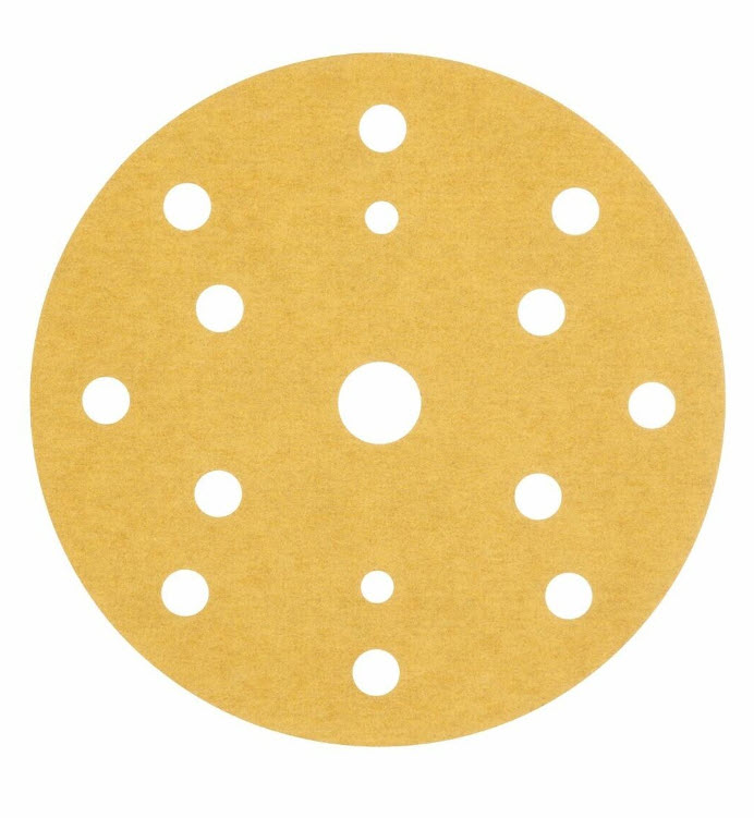 3M Hookit schuurschijf 255P goud 150mm