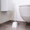Vikan classic toiletborstel met vierkante houder  wit