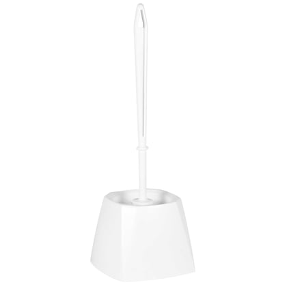 Vikan classic toiletborstel met vierkante houder  wit