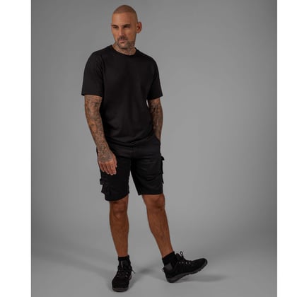 Tricorp Redefined 2-way stretch werkbroek kort zwart maat 42