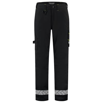 Tricorp Redefined reflective functional stretch werkbroek zwart geel maat 21