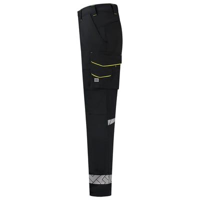 Tricorp Redefined reflective functional stretch werkbroek zwart geel maat 21