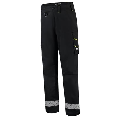 Tricorp Redefined reflective functional stretch werkbroek zwart geel maat 21
