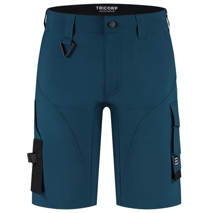 Tricorp Redefined 4-way stretch werkbroek kort groenblauw maat 46