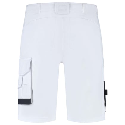 Tricorp Redefined 4-way stretch werkbroek kort wit maat 42