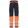 Tricorp Redefined high vis 2-way stretch werkbroek inktblauw oranje maat 21