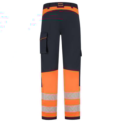 Tricorp Redefined high vis 2-way stretch werkbroek inktblauw oranje maat 21