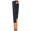 Tricorp Redefined high vis 2-way stretch werkbroek inktblauw oranje maat 21