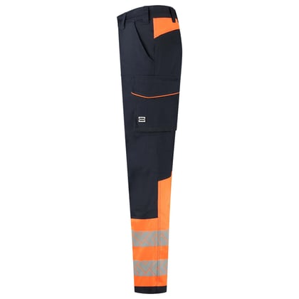 Tricorp Redefined high vis 2-way stretch werkbroek inktblauw oranje maat 21