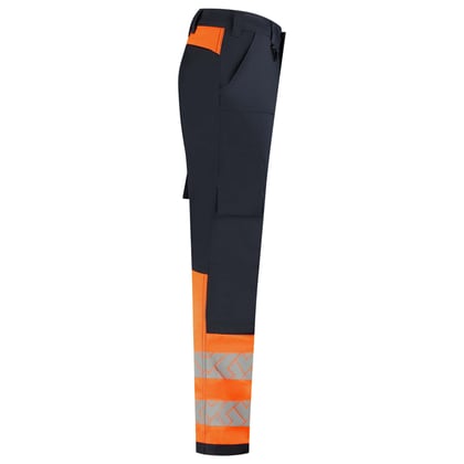 Tricorp Redefined high vis 2-way stretch werkbroek inktblauw oranje maat 21
