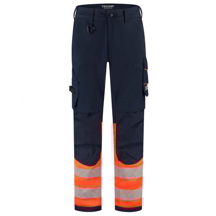 Tricorp Redefined high vis functional stretch  werkbroek inktblauw oranje maat 21