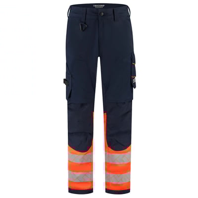 Tricorp Redefined high vis functional stretch werkbroek inktblauw oranje maat 21