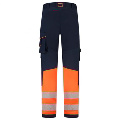 Tricorp Redefined high vis functional stretch  werkbroek inktblauw oranje maat 21