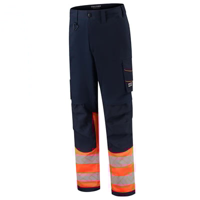 Tricorp Redefined high vis functional stretch werkbroek inktblauw oranje maat 21