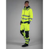 Tricorp Redefined 4-way high vis stretch werkbroek met kniestukken geel blauw  maat 56