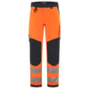Tricorp Redefined 4-way high vis stretch werkbroek met kniestukken oranje blauw maat 21