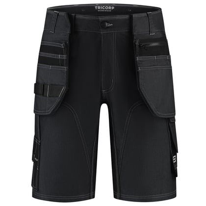 Tricorp Redefined functional jeans werkbroek kort zwart maat 42