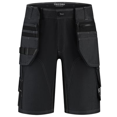 Tricorp Redefined functional jeans werkbroek kort zwart maat 42