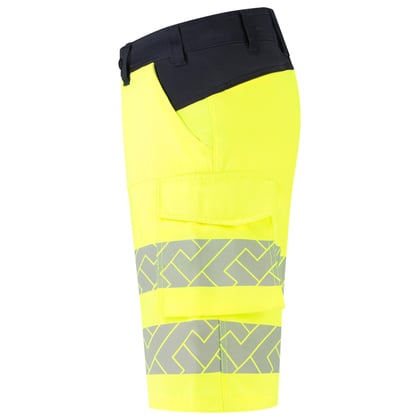 Tricorp Redefined high vis  functional stretch  werkbroek kort geel blauw  maat 66