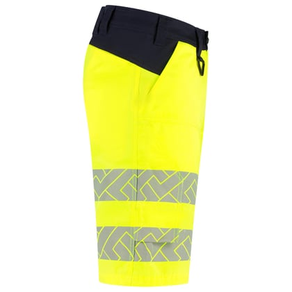 Tricorp Redefined high vis  functional stretch  werkbroek kort geel blauw  maat 66