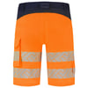 Tricorp Redefined high vis  functional stretch  werkbroek kort oranje blauw maat 42