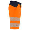 Tricorp Redefined high vis  functional stretch  werkbroek kort oranje blauw maat 42