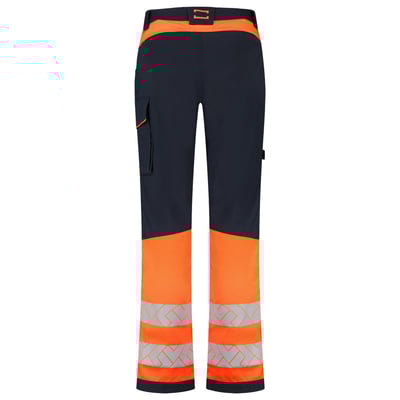 Tricorp Redefined high vis 2-way stretch werkbroek dames inktblauw oranje maat 36
