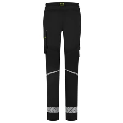 Tricorp Redefined functional reflective stretch werkbroek dames zwart geel maat 36