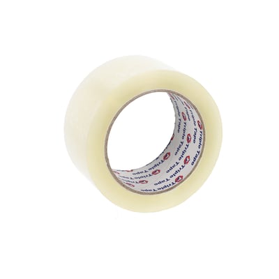 Verpakkingstape 50mmx66mtr low noise 60my transparant
