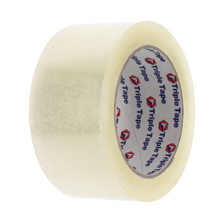 PP Acryl tape low noise 50mmx66mtr transparant
