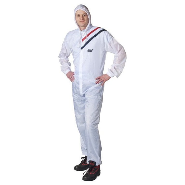 Colad nylon spuitoverall met capuchon