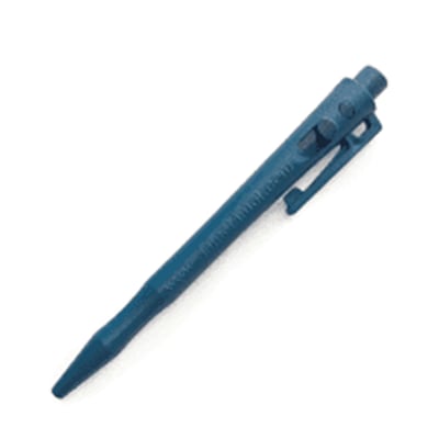 Detectamet Tufftip detecteerbare pen blauw met ophangoog inkt blauw