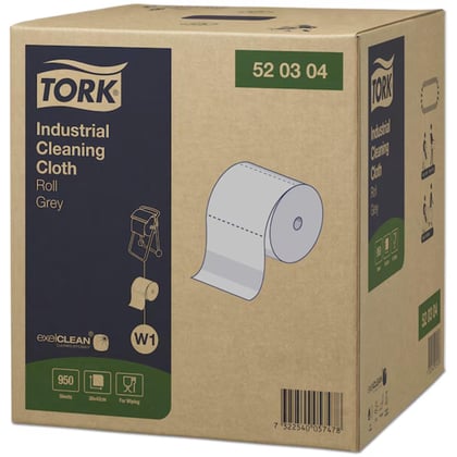Tork industrial reinigingsdoek grijs W1 950 vel 