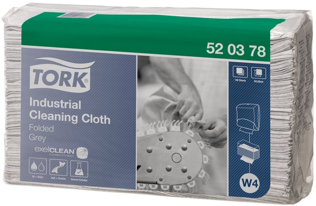 Tork Industrial cloth grey 5x140st.