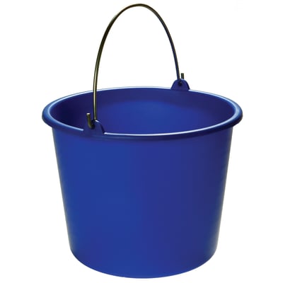 Bouwemmer 12ltr blauw 