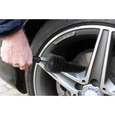 Vikan Transport Systeem velgborstel zacht  zwart 65mm