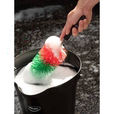 Vikan lichtmetalen velgenborstel groot 425mm zacht zwart