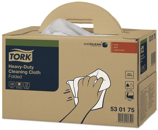 Tork Heavy-Duty reinigingsdoek  in handy box 120st